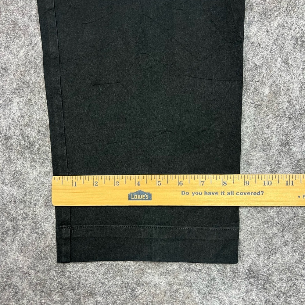 Eileen Fisher Black Ankle Pants 95% Organic Cotton Pants Size XL - Picture 6 of 9